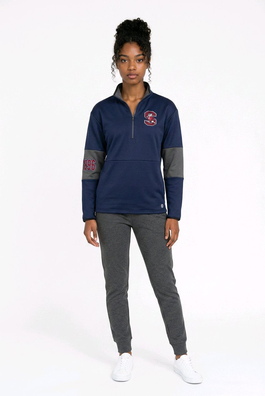 SCSU Women's Half Zip Pullover - Image 2